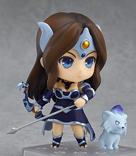 Factorydiy Figuras Anime Baratas Kawaii Cute Dota Game Mirana Nightshade Pom PVC Figurine Collection Juguetes Alto Aproximadamente 10CM Juguetes para Regalo de Amigo