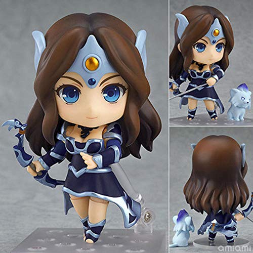 Factorydiy Figuras Anime Baratas Kawaii Cute Dota Game Mirana Nightshade Pom PVC Figurine Collection Juguetes Alto Aproximadamente 10CM Juguetes para Regalo de Amigo