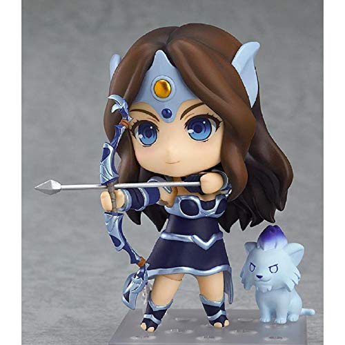 FJKYF Modelo De Animecute Dota 2 Game Mirana Nightshade Character PVC Figuras De Acción Colección Juguetes 10Cm