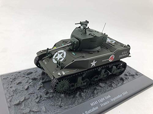 FLOZ TANQUE DE LUZ M5A1 37 TANQUE BATTALION FRANCIA-SEPTIEMBRE 1944 1/43 DIECAST MODELO TANQUE