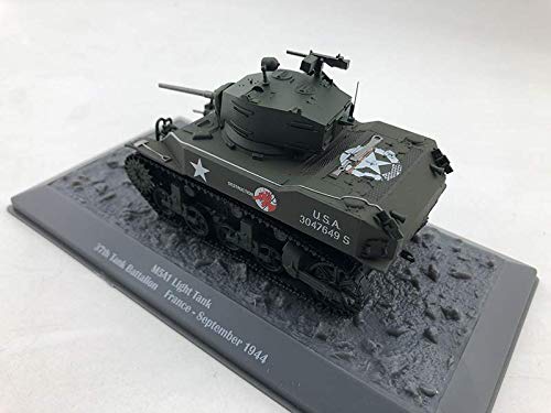 FLOZ TANQUE DE LUZ M5A1 37 TANQUE BATTALION FRANCIA-SEPTIEMBRE 1944 1/43 DIECAST MODELO TANQUE