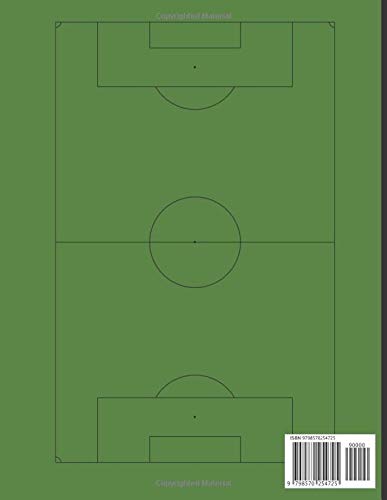 FootBall Playbook Full Page Pitch Diagrams Soccer Coaching Book: Large (8.5" x 11") Soccer Playbook For Coaching Draw Game Plays and Strategy For Football Teams