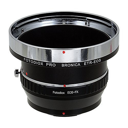 Fotodiox Pro Adaptores de Objetivo, Lentes Bronica ETR (ETRC, ETRS, ETR-C, ETRSi) a Cámara Fujifilm X-Mount Mirrorless - para Cámaras X-Mount como X-MountPro1, X-MountE1, X-MountM1, X-MountA1, X-MountE2, X-MountT1