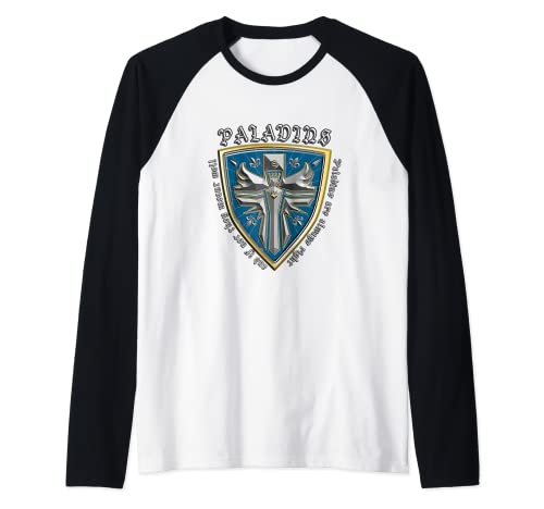 Fun RPG Paladins son siempre correctos Juego de rol Camiseta Manga Raglan