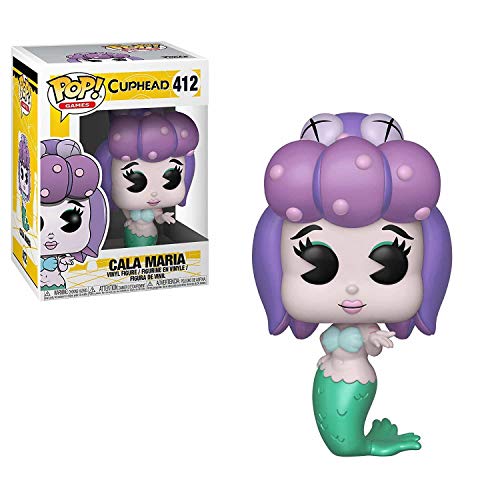 Funko 34471 Pop Vinilo: Juegos: Cuphead: Cala Maria, Multi