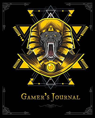 Gamer's Journal: RPG Role Playing Game Notebook - Golden Egypt Kong (Gamers series) (Board & Online Game Journal)