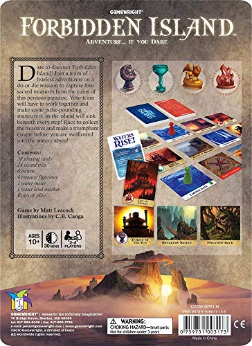 Gamewright Games Devir - La Isla Prohibida, Juego de Mesa (versión Inglesa)