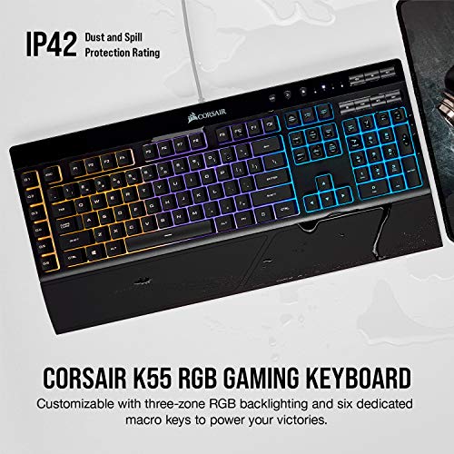 Gaming Keyboard CORSAIR K55 RGB (NA)