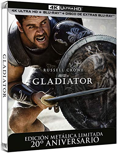 Gladiator - Edición Especial Metal (4K + BD + BD Extras) [Blu-ray]