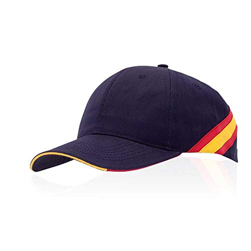 GORRA AZUL MARINO BANDERA DE ESPAÑA REGULABLE PADEL GOLF