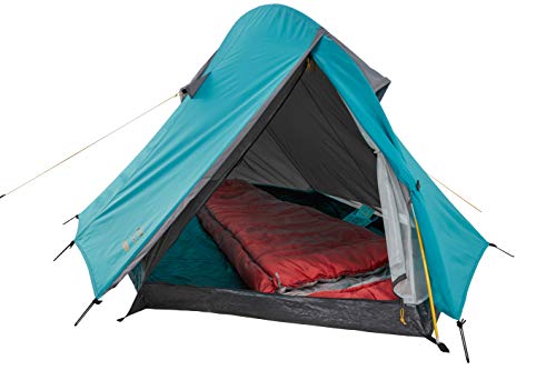 Grand Canyon CARDOVA 1 - tienda de túnel para 1-2 personas - ultraligera, impermeable, tamaño de paquete pequeño - tienda para trekking, camping, outdoor | Blue Grass (azul)