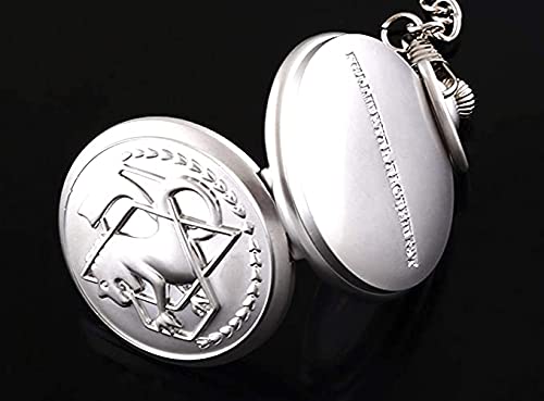 GUGUBU Fullmetal Alchemist Brotherhood Edward Elric Reloj de bolsillo Anillo y collar Boxset Don't Forget 3. octubre 11