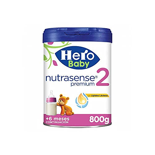 Hero Baby Leche Premium 2 -Para niños de hasta 12 meses - Pack de 2 x 800 gr