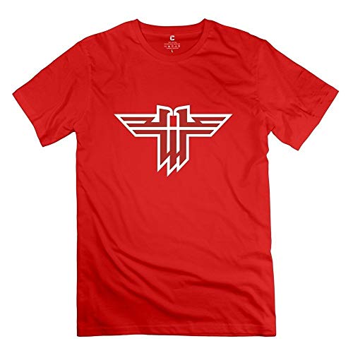 Honger 100% Cotton Design Casual Shirt Castle Wolfenstein Cotton T Shirts For Mens