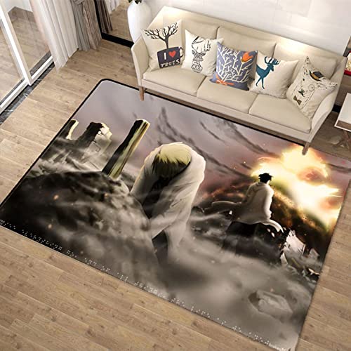 HoodieBBQ 3D Fullmetal Alchemist Japan Anime Game Alfombra Antideslizante Alfombra de habitación Alfombra Elegante de Calidad para Fotos 60X90CM,A,120x160cm