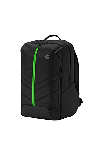 HP Pavilion Gaming 500 - Mochila (Resistente al agua, para portátiles con pantalla de hasta 17.3", puerto USB externo con cable incorporado) negro