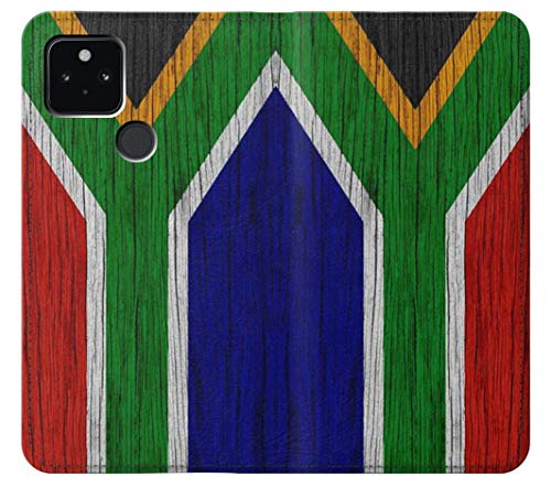 Innovedesire South Africa Flag Caso del Tirón Funda Carcasa Case para Google Pixel 5