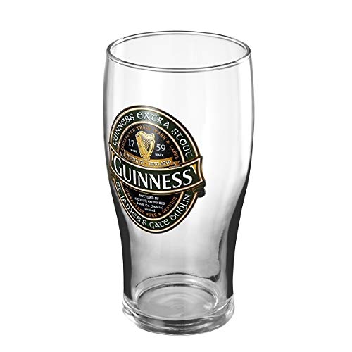 Ireland Collection - Gafas de pinta (4 unidades), diseño oficial de Guinness