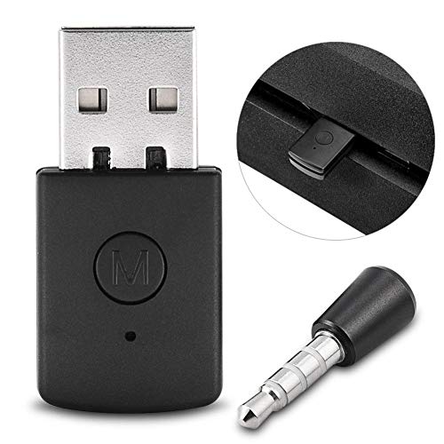 Jadeshay Mini USB Bluetooth 4.0 Adaptador/Dongle Transmisores Receptores para Plug & Play PS4 Plàystation,Auriculares,Altavoz