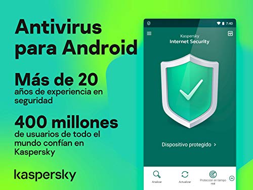 Kaspersky Internet Security para Android 2022 | 2 Móviles | 1 Año | Android | Código de activación enviado por email