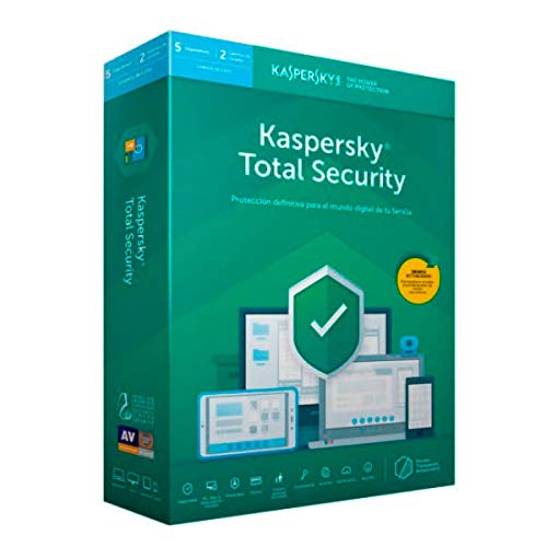 Kaspersky KTS Total Security 2019 5 Dispositivos 1 AÑO 2 Cuentas DE Usuario