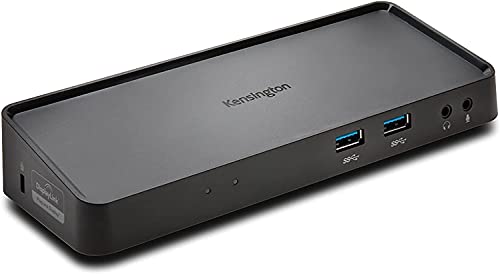 Kensington SD3600 Estación de acoplamiento universal Dual USB 3.0 para Windows / Vista / XP / Mac, negro