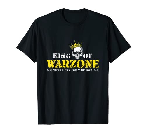 King of Warzone Gamer Regalo Calls to Duty Cod Gaming Camiseta