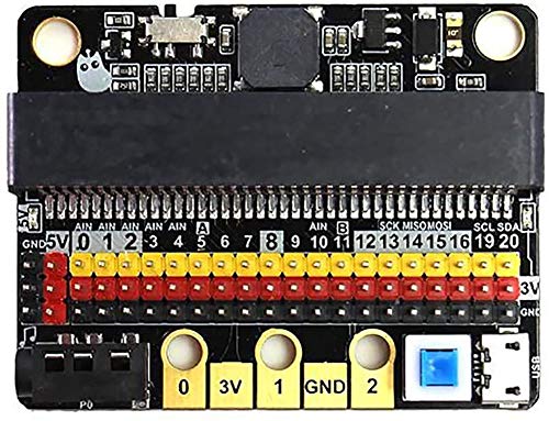 Kittenbot IOBIT V2.0 for Micro:bit All IO Ports Are Extracted with Lego-Compatible Pin Holes On-Board Buzzer to Play Music Via MakeCode 3V-5V