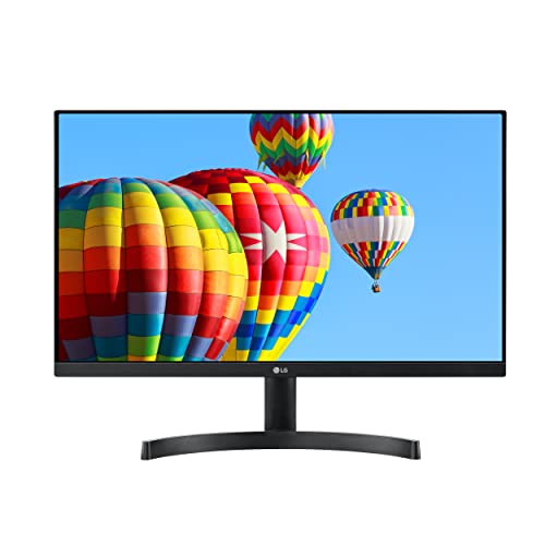 LG 24MK600M-B - Monitor FHD de 60,4 cm (23,8") con Panel IPS (1920 x 1080 píxeles, 16:9, 250 cd/m², NTSC >72%, 1000:1, 5 ms, 75 Hz) Color Negro