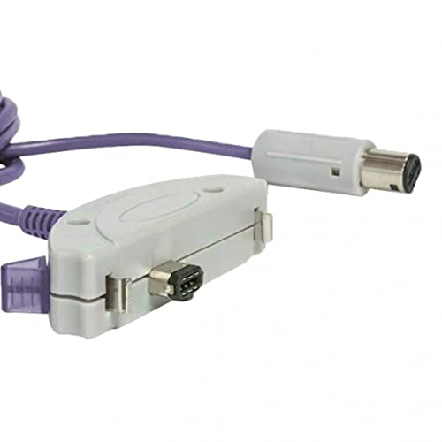 Link-e ® : Cable De Conexión Para La Consola De Videojuegos Nintendo Gamecube Y GameBoy Advance (GBA, GBA SP, Pokemon, Link...)