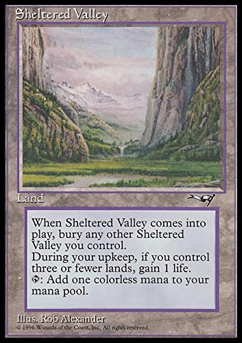 Magic The Gathering - Valley Sheltered - Valle reparado - Alliances