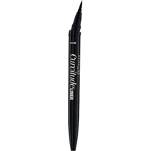 Maybelline New York - Eyeliner Curvitude Liner, Tono 01 Negro