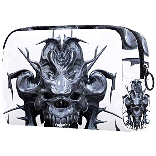 Melting Iceberg Oxford Bolsa de maquillaje de tela bolsa monedero monedero organizador multifuncional hecho a mano bolsa de tela para mujeres