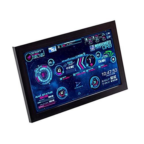 Morton3654Mam Aida64 - Monitor de temperatura para CPU (7 pulgadas, 1024 x 600, IPS, LCD, pantalla táctil para monitor, GPU, ordenador, carcasa de sub, MIPI, PC, pantalla secundaria para PC