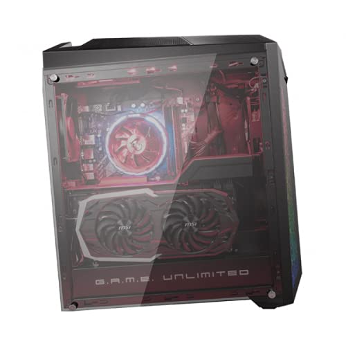 MSI Infinite A 9SD-816MYS Gaming PC - Core i7 9700 (8 núcleos, 4,7 GHz), 32 GB DDR4, 1 TB SSD, 2 TB HDD, Nvidia GeForce RTX 2070, WiFi 11ac y BT 4.2, DVD RW, Windows 10 Pro - 9S6-B91561-816