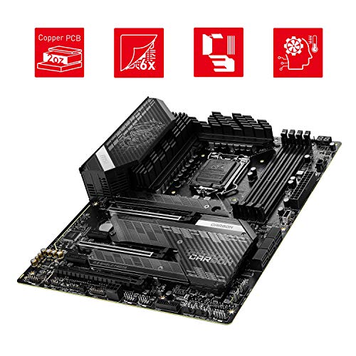 MSI MPG Z590 GAMING CARBON WIFI Placa Base ATX - Soporta Procesadores Intel Core 11th Gen, LGA 1200 - Mystic Light, 75A VRM, DDR4 Boost (5333MHz/OC), 2 x PCIe 4.0 x16, 3 x M.2 Gen4/3 x4, Wi-Fi 6E