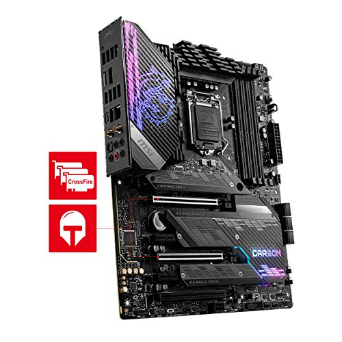 MSI MPG Z590 GAMING CARBON WIFI Placa Base ATX - Soporta Procesadores Intel Core 11th Gen, LGA 1200 - Mystic Light, 75A VRM, DDR4 Boost (5333MHz/OC), 2 x PCIe 4.0 x16, 3 x M.2 Gen4/3 x4, Wi-Fi 6E