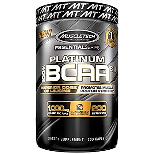 Muscletech Platinum BCAA 8.1.1 Suplemento - 200 Cápsulas