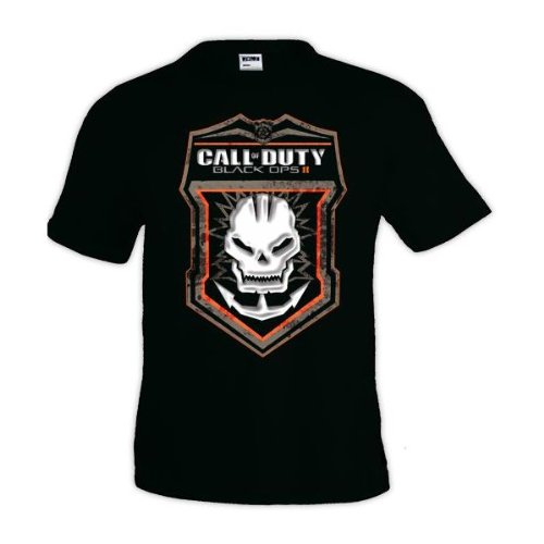 Mx Games Camiseta Call of Duty Black Ops II -Skull- Manga Corta (Talla: 9-10 años)