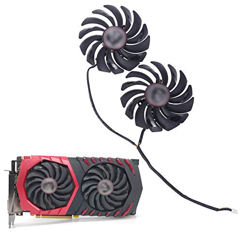 MYBOON 2 PLD10010S12HH para MSI Radeon RX 480580 GTX 1080 Ti 1070 Ventilador de Tarjeta gráfica