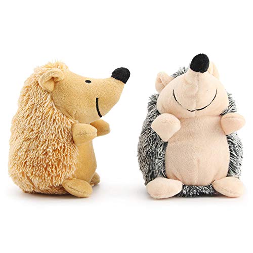 NC Hedgehog Soft Plush Dog Toys Small/Large Dogs Interactive/Squeaky Sound Toy Chew Bite Resistanttoy Pets Accessories Supplies