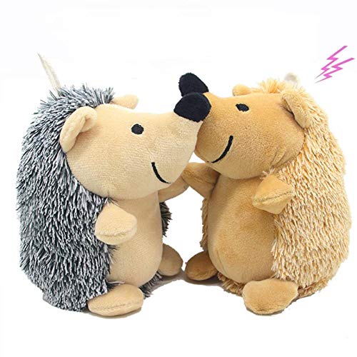 NC Hedgehog Soft Plush Dog Toys Small/Large Dogs Interactive/Squeaky Sound Toy Chew Bite Resistanttoy Pets Accessories Supplies