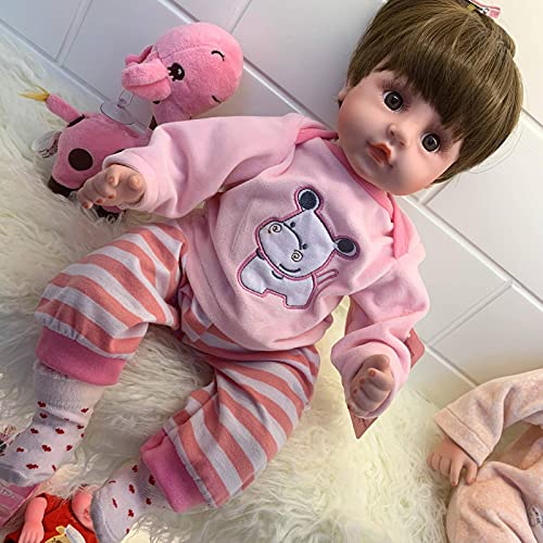 NC Yez Doll Talking Girl Simulation Baby Soft Glue Reborn Cloth Emotional Induction Toy Doll Gift