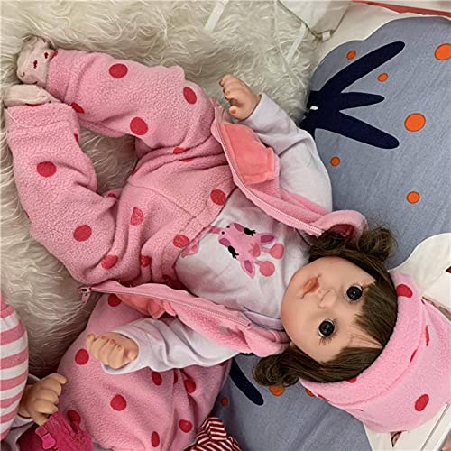 NC Yez Doll Talking Girl Simulation Baby Soft Glue Reborn Cloth Emotional Induction Toy Doll Gift