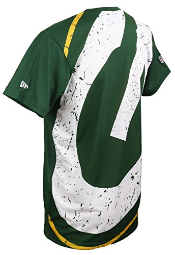 New Era - Green Bay Packers T-Shirt/tee - Big Logo Back - Green - L