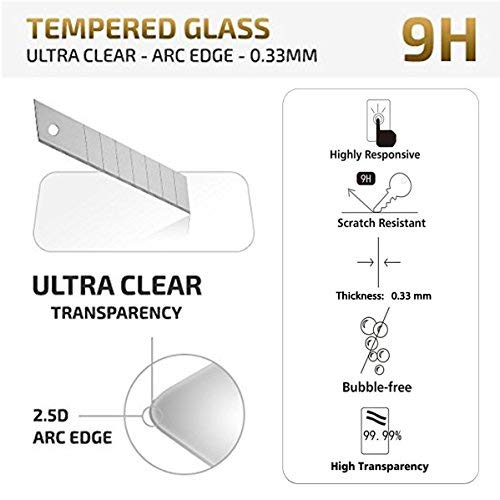 NEW'C 3 Unidades, Protector de Pantalla para Xiaomi Pocophone F1, Antiarañazos, Antihuellas, Sin Burbujas, Dureza 9H, 0.33 mm Ultra Transparente, Vidrio Templado Ultra Resistente