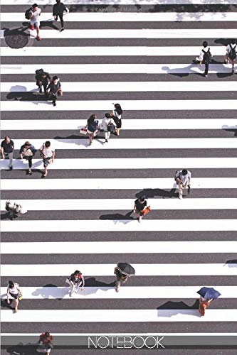 Notebook - Shibuya Scramble Crossing Tokyo Japan: (110 Pages 6"x9" Ruled Lined Notebook Planner Journal)