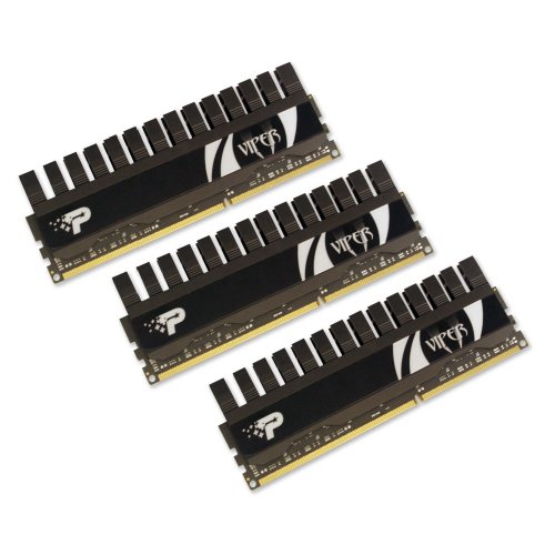 Patriot Viper II 6 GB (3 X 2 GB) DDR3 PC3-10666 1333 MHz 7-7-7-20 Triple Channel Kit with 3DMark Vantage, PV236G1333LLKB