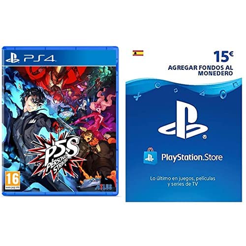 Persona 5 Strikers - Editión Limitada & Sony, PlayStation - Tarjeta Prepago PSN 15€