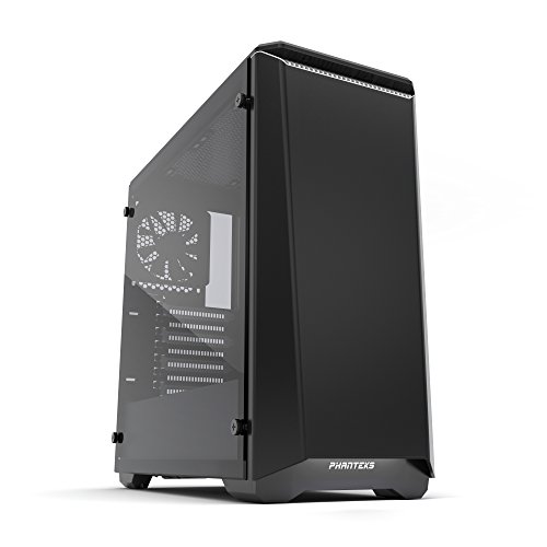 Phanteks - eclipse p400 midi- tower, tempered glass - negro/blanco